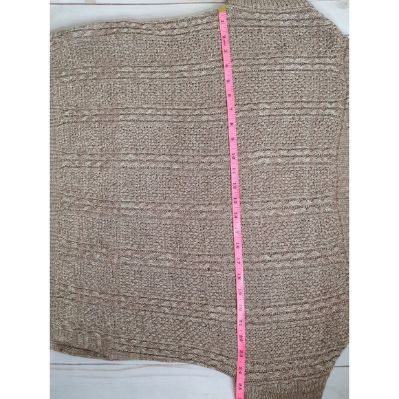 CozyCasual Chunky Knit off-the-shoulder Sweater, Women's Large - Picture 9 of 11